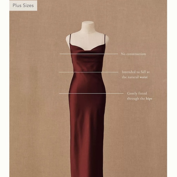 Cali Satin Charmeuse Midi Dress - Picture 9 of 9